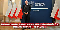 Odznaczenia Pastwowe dla mieszkacw Dzieroniowa - 08.06.2020.