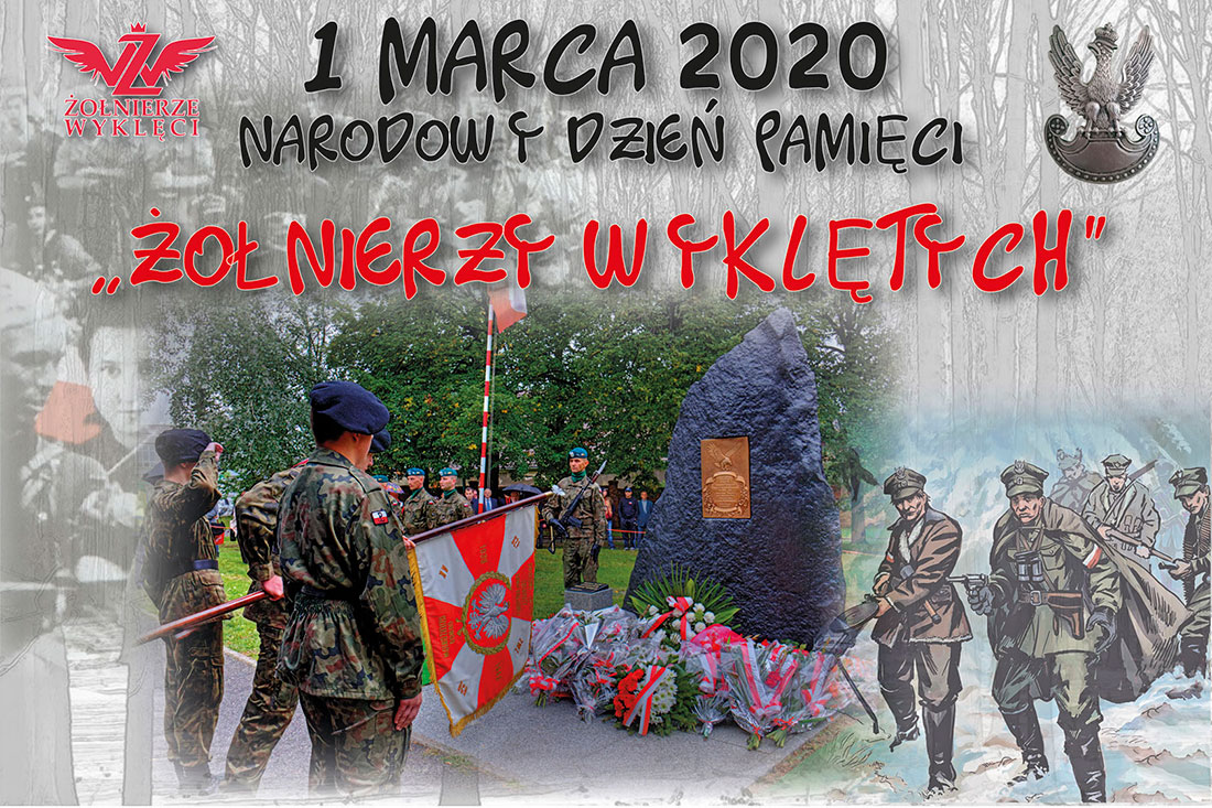 Bieg Pamici onierzy Wykltych „Tropem Wilczym” w Dobrocinie - 03.03.2019.