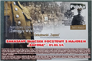 WYKLCI PONOWNIE WYKLCI Narodowy Dzie Pamici „onierzy Wykltych” uroczystoci w Dzieroniowie - 01 marca 2024.
