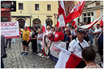 Manifestacja na widnickim Rynku w obronie ksidza Michaa - 08.07.2024. 