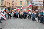 Manifestacja w obronie aresztowanego ksidza Michaa Olszewskiego - 04.07.2024.