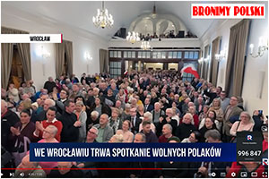 We Wrocawiu odby si „Protest Wolnych Polakw”.  To kontynuacja wielkiej manifestacji w Warszawie - 28.01.2024.